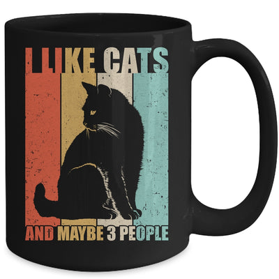 Funny Cat Design Cat Lover For Men Women Animal Introvert Mug | teecentury