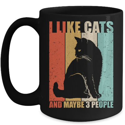 Funny Cat Design Cat Lover For Men Women Animal Introvert Mug | teecentury