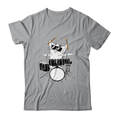 Funny Cat Drummer Funny Cat Drumkit Shirt & Hoodie | teecentury