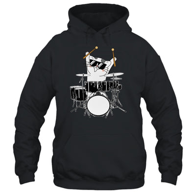 Funny Cat Drummer Funny Cat Drumkit Shirt & Hoodie | teecentury