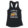 Funny Cat I Work On Computers Cat Lover Shirt & Tank Top | teecentury