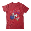 Funny Chickens American Flag Patriotic Farmer 4th Of July Shirt & Tank Top | teecentury