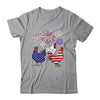 Funny Chickens American Flag Patriotic Farmer 4th Of July Shirt & Tank Top | teecentury