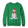 Funny Christmas Baseball Santa Snowman T-Shirt & Sweatshirt | Teecentury.com