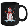 Funny Christmas Baseball Santa Snowman Mug Coffee Mug | Teecentury.com