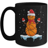 Funny Christmas Basketball Santa Snowman Mug Coffee Mug | Teecentury.com