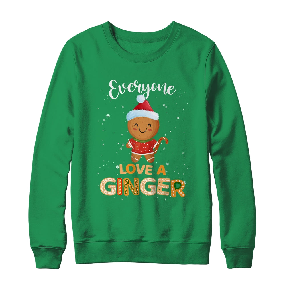 Funny Christmas Everyone Loves A Ginger T-Shirt & Sweatshirt | Teecentury.com