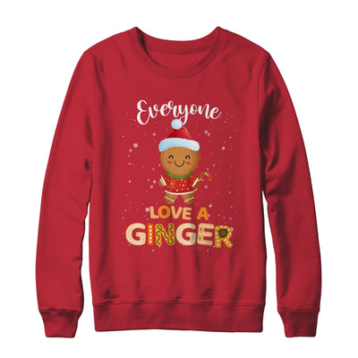 Funny Christmas Everyone Loves A Ginger T-Shirt & Sweatshirt | Teecentury.com