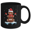 Funny Christmas Football Santa Snowman Mug Coffee Mug | Teecentury.com