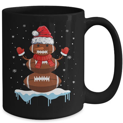 Funny Christmas Football Santa Snowman Mug Coffee Mug | Teecentury.com