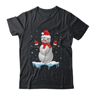 Funny Christmas Golf Balls Santa Snowman T-Shirt & Sweatshirt | Teecentury.com