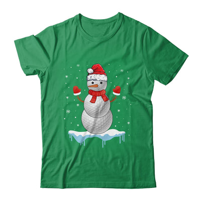 Funny Christmas Golf Balls Santa Snowman T-Shirt & Sweatshirt | Teecentury.com