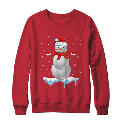 Funny Christmas Golf Balls Santa Snowman T-Shirt & Sweatshirt | Teecentury.com