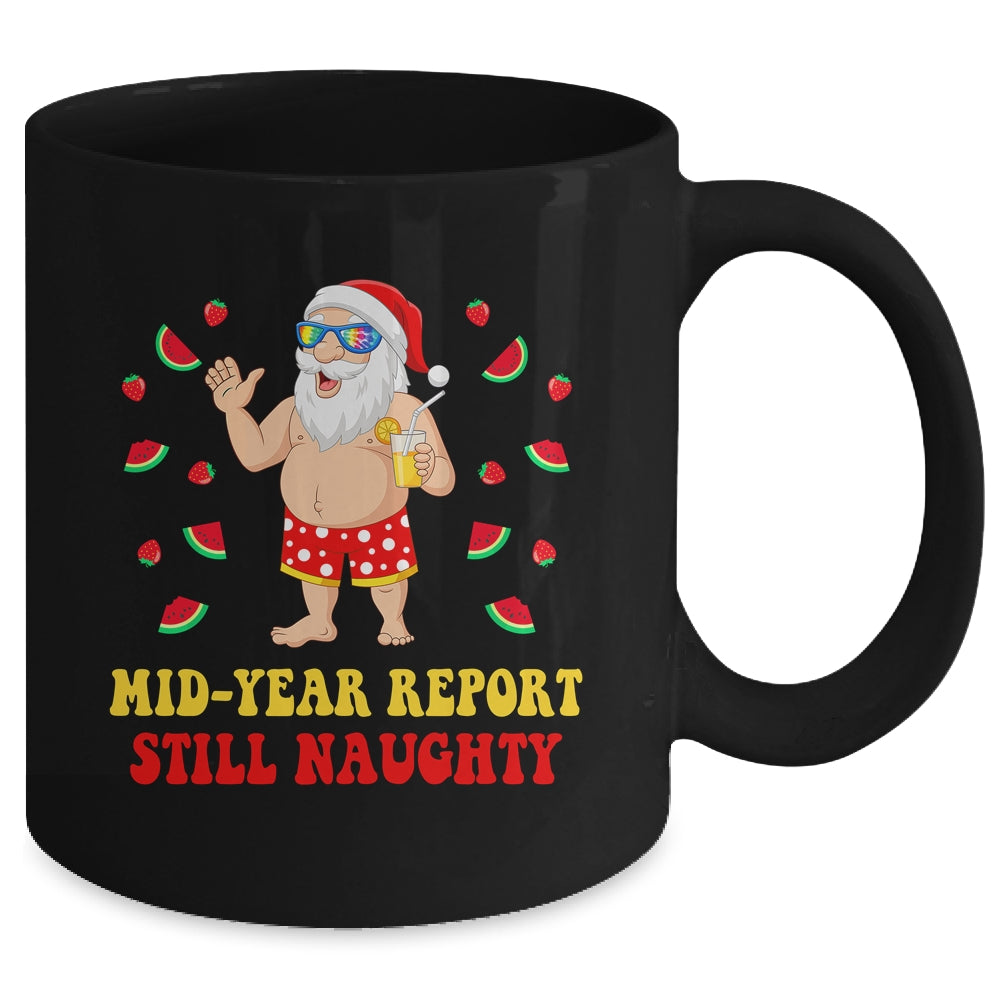 Funny Christmas In July Santa Summer Vacation Men Women Kids Mug | teecentury