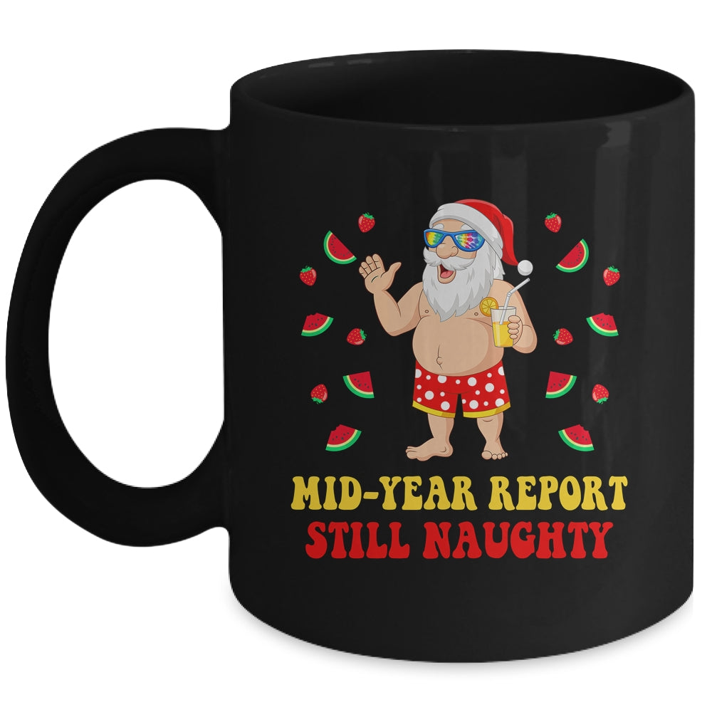 Funny Christmas In July Santa Summer Vacation Men Women Kids Mug | teecentury