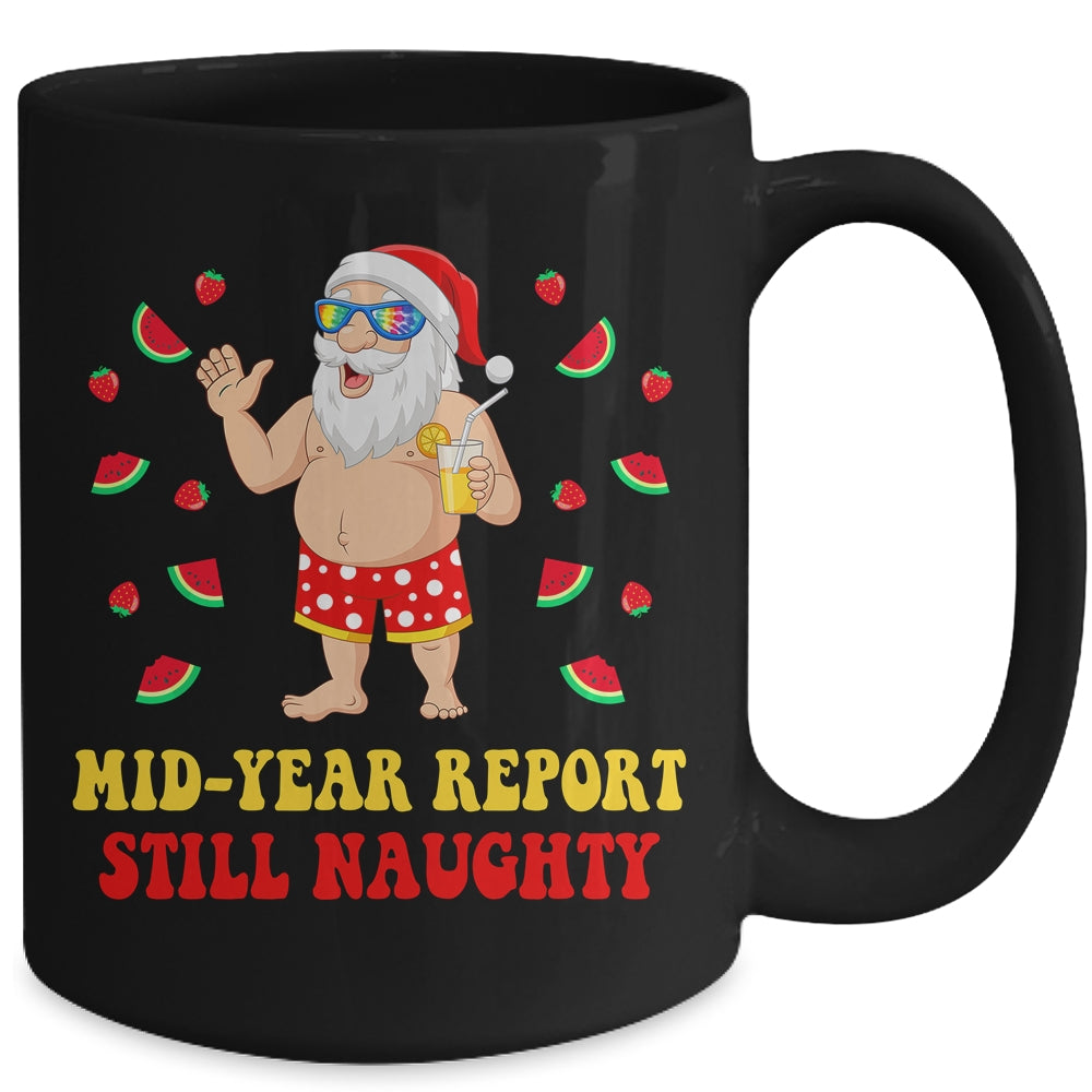 Funny Christmas In July Santa Summer Vacation Men Women Kids Mug | teecentury