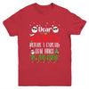 Funny Christmas Kids Adults Dear Santa I Can Explain Youth Shirt | teecentury