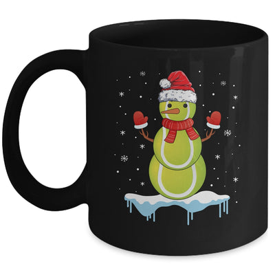 Funny Christmas Tennis Balls Santa Snowman Mug Coffee Mug | Teecentury.com