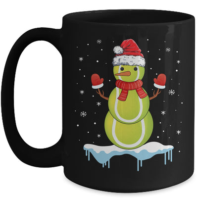 Funny Christmas Tennis Balls Santa Snowman Mug Coffee Mug | Teecentury.com