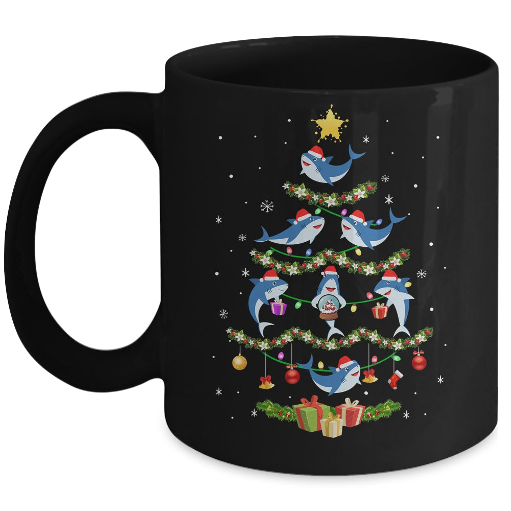 Funny Christmas Tree Shark This Is My Christmas Mug | teecentury