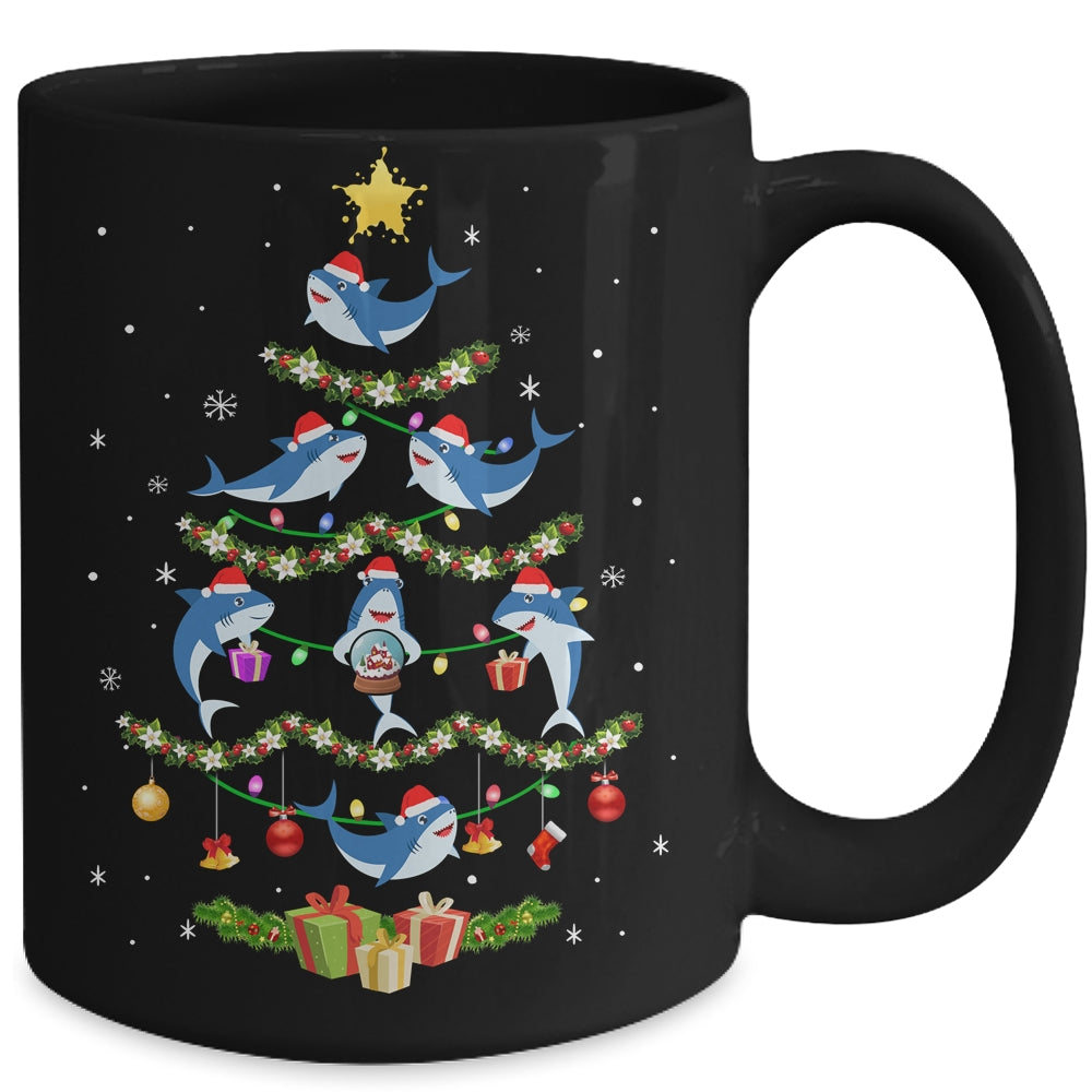 Funny Christmas Tree Shark This Is My Christmas Mug | teecentury