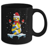 Funny Christmas Volleyball Santa Snowman Mug Coffee Mug | Teecentury.com