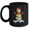 Funny Christmas Volleyball Santa Snowman Mug Coffee Mug | Teecentury.com