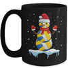 Funny Christmas Volleyball Santa Snowman Mug Coffee Mug | Teecentury.com