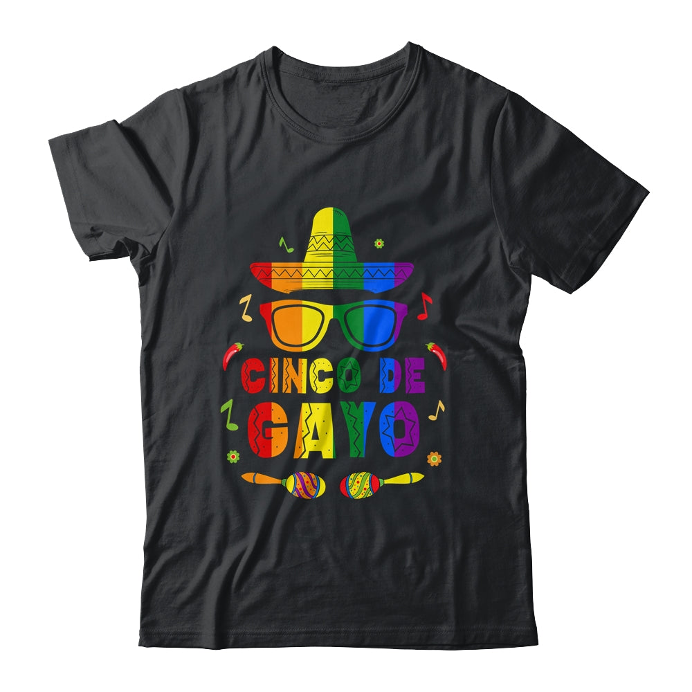 Funny Cinco De Gayo LGBT Gay Pride Flag T-Shirt & Hoodie | Teecentury.com