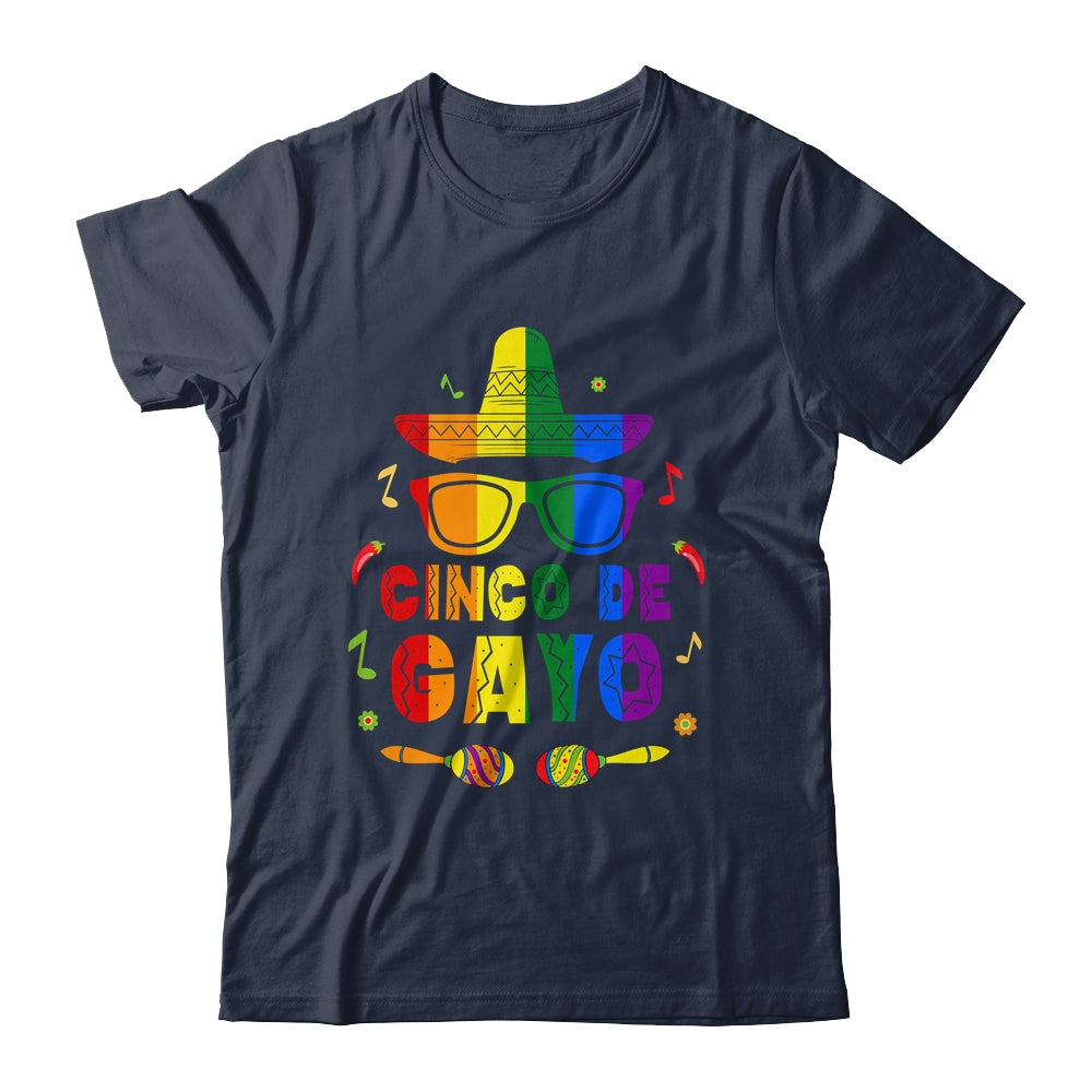 Funny Cinco De Gayo LGBT Gay Pride Flag T-Shirt & Hoodie | Teecentury.com