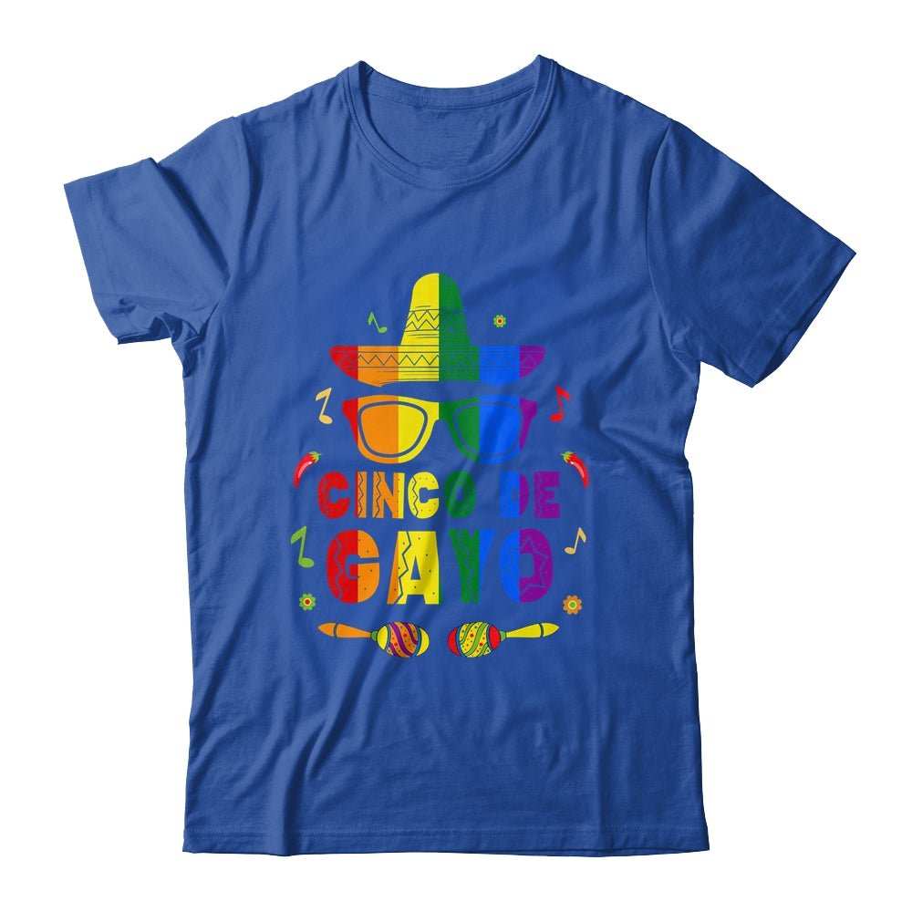 Funny Cinco De Gayo LGBT Gay Pride Flag T-Shirt & Hoodie | Teecentury.com