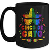 Funny Cinco De Gayo LGBT Gay Pride Flag Mug Coffee Mug | Teecentury.com