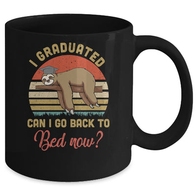 Funny Class Of 2022 Sloth Graduation Can I Go Back To Bed Mug Coffee Mug | Teecentury.com