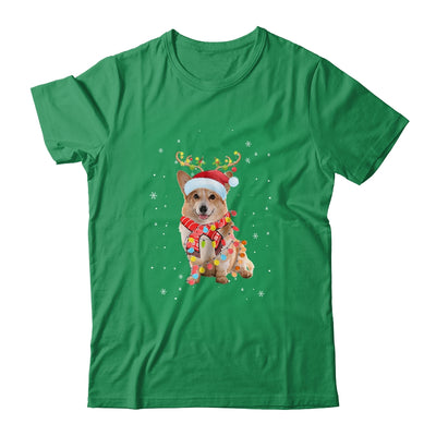 Funny Corgi Christmas Tree Santa Reindeer Pajamas T-Shirt & Sweatshirt | Teecentury.com