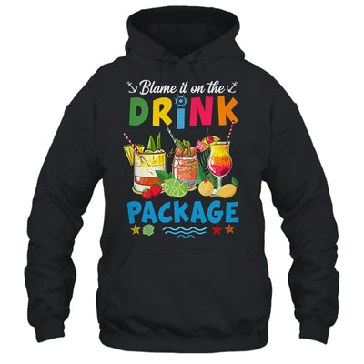 Funny Cruise Blame It On The Drink Package Summer Shirt & Tank Top | teecentury