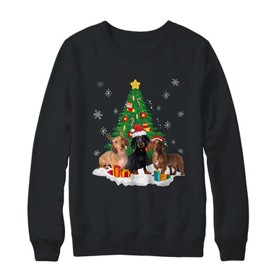 Funny Dachshund Ugly Christmas Dog Lovers Women Shirt & Sweatshirt | teecentury