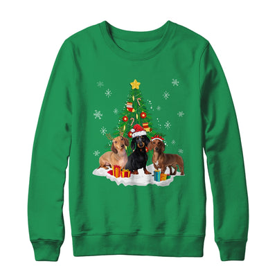 Funny Dachshund Ugly Christmas Dog Lovers Women Shirt & Sweatshirt | teecentury