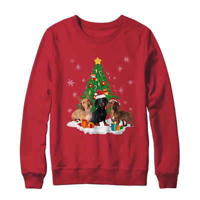 Funny Dachshund Ugly Christmas Dog Lovers Women Shirt & Sweatshirt | teecentury