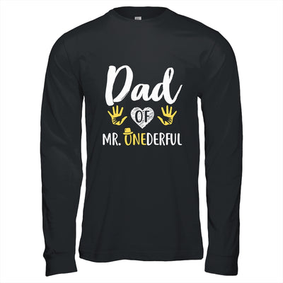Funny Dad Of Mr. Onederful Wonderful 1st Birthday Boy T-Shirt & Hoodie | Teecentury.com