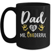Funny Dad Of Mr. Onederful Wonderful 1st Birthday Boy Mug | Teecentury.com