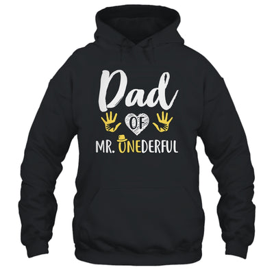 Funny Dad Of Mr. Onederful Wonderful 1st Birthday Boy T-Shirt & Hoodie | Teecentury.com