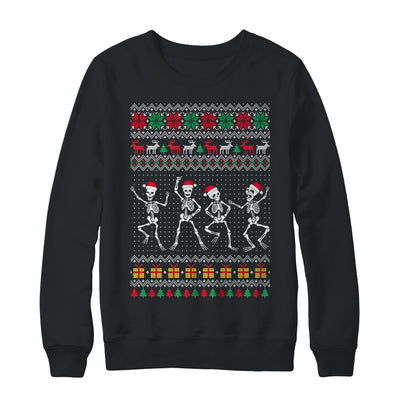 Funny Dancing Skeletons Ugly Christmas Shirt & Sweatshirt | teecentury