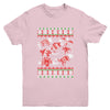 Funny Dinosaurs Christmas T-Rex Ugly Christmas Youth Youth Shirt | Teecentury.com