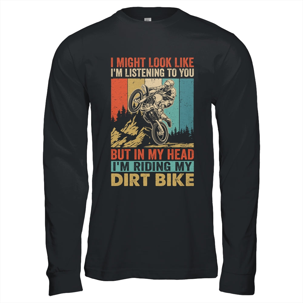 Funny Dirt Bike Art For Men Motocross Dirt Dirt Rider Retro Shirt & Hoodie | teecentury