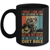 Funny Dirt Bike Art For Men Motocross Dirt Dirt Rider Retro Mug | teecentury