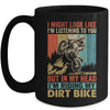 Funny Dirt Bike Art For Men Motocross Dirt Dirt Rider Retro Mug | teecentury