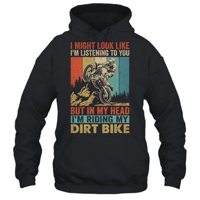 Funny Dirt Bike Art For Men Motocross Dirt Dirt Rider Retro Shirt & Hoodie | teecentury