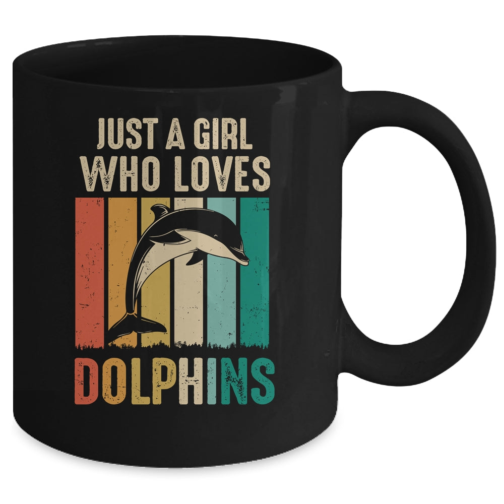 Funny Dolphin Design For Girls Mom Ocean Animal Dolphin Lover Mug | teecentury