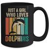 Funny Dolphin Design For Girls Mom Ocean Animal Dolphin Lover Mug | teecentury