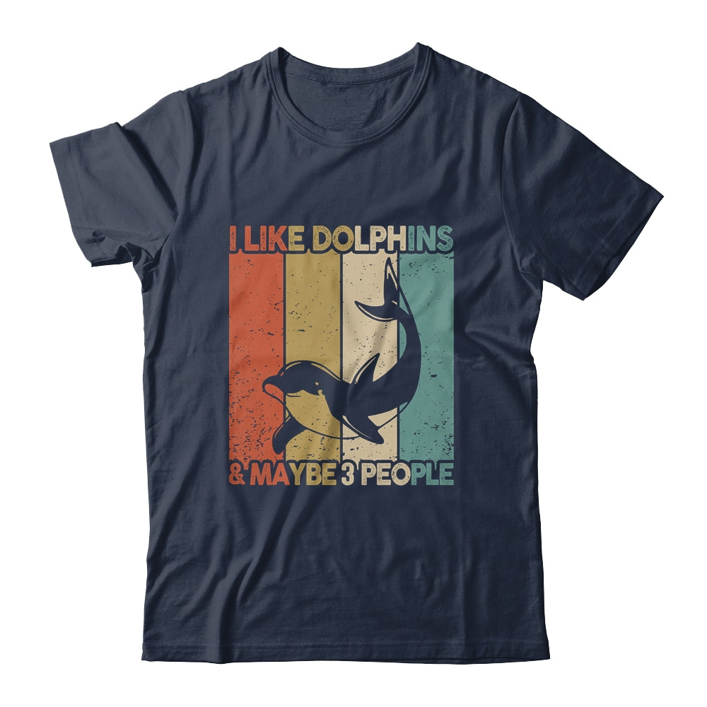 Funny Dolphin Design For Kids Men Women Animal Vintage Shirt & Tank Top | teecentury